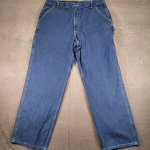 Carhartt Carpenter Work Jeans Utility Denim Pants Straight Leg‎ Workwear 40 x 32